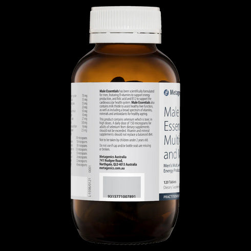 Male Essentials 120s-Matakana Pharmacy